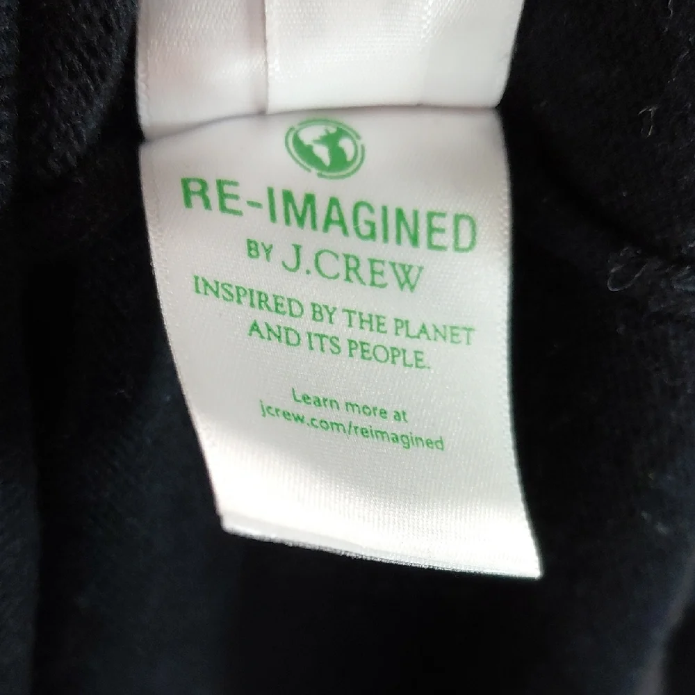 J. Crew Classic Black Crew Neck Sweater